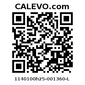 Calevo.com Preisschild 1140100h25-001360-L