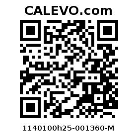Calevo.com Preisschild 1140100h25-001360-M