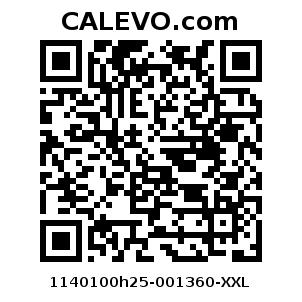 Calevo.com Preisschild 1140100h25-001360-XXL