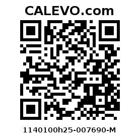 Calevo.com Preisschild 1140100h25-007690-M