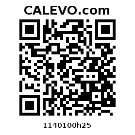 Calevo.com pricetag 1140100h25