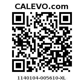 Calevo.com pricetag 1140104-005610-XL