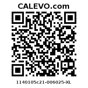 Calevo.com Preisschild 1140105c21-006025-XL