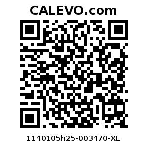 Calevo.com Preisschild 1140105h25-003470-XL
