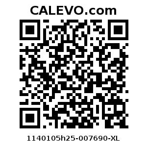 Calevo.com Preisschild 1140105h25-007690-XL