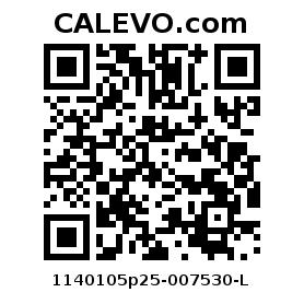 Calevo.com Preisschild 1140105p25-007530-L