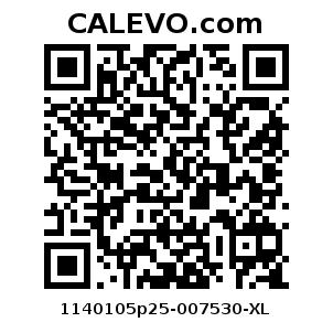 Calevo.com Preisschild 1140105p25-007530-XL