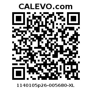 Calevo.com Preisschild 1140105p26-005680-XL