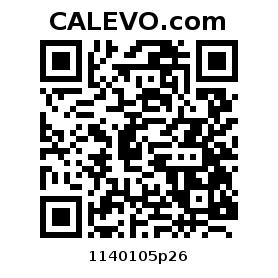 Calevo.com Preisschild 1140105p26