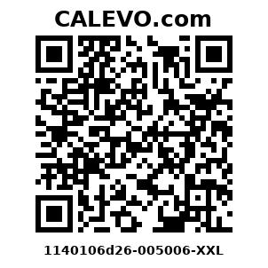 Calevo.com Preisschild 1140106d26-005006-XXL