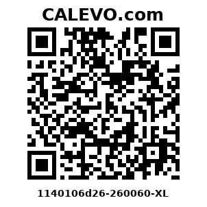 Calevo.com Preisschild 1140106d26-260060-XL