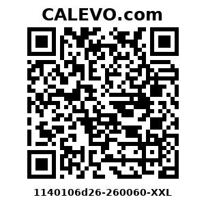 Calevo.com Preisschild 1140106d26-260060-XXL