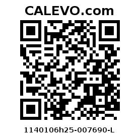 Calevo.com Preisschild 1140106h25-007690-L