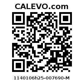 Calevo.com Preisschild 1140106h25-007690-M
