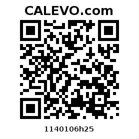 Calevo.com pricetag 1140106h25