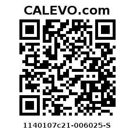 Calevo.com Preisschild 1140107c21-006025-S