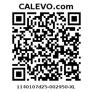 Calevo.com Preisschild 1140107d25-002950-XL