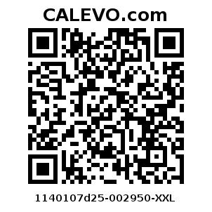 Calevo.com Preisschild 1140107d25-002950-XXL