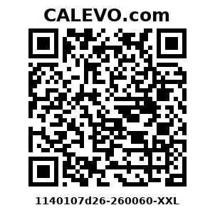 Calevo.com Preisschild 1140107d26-260060-XXL