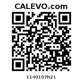 Calevo.com Preisschild 1140107h21
