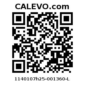 Calevo.com Preisschild 1140107h25-001360-L