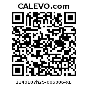 Calevo.com Preisschild 1140107h25-005006-XL
