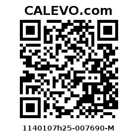 Calevo.com Preisschild 1140107h25-007690-M