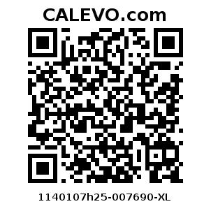 Calevo.com Preisschild 1140107h25-007690-XL