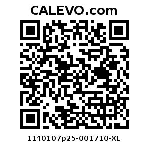 Calevo.com Preisschild 1140107p25-001710-XL