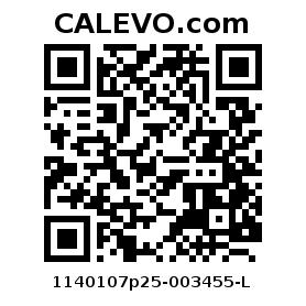 Calevo.com Preisschild 1140107p25-003455-L