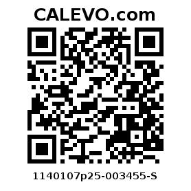 Calevo.com Preisschild 1140107p25-003455-S