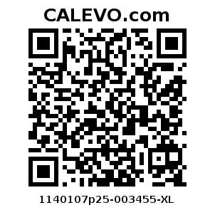 Calevo.com Preisschild 1140107p25-003455-XL