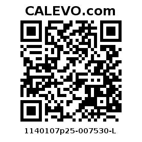 Calevo.com Preisschild 1140107p25-007530-L