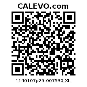 Calevo.com Preisschild 1140107p25-007530-XL