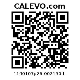 Calevo.com Preisschild 1140107p26-002150-L