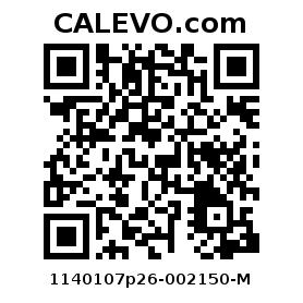 Calevo.com Preisschild 1140107p26-002150-M