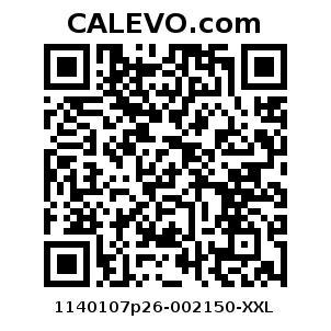 Calevo.com Preisschild 1140107p26-002150-XXL