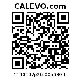 Calevo.com Preisschild 1140107p26-005680-L