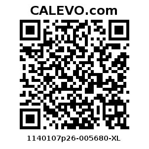 Calevo.com Preisschild 1140107p26-005680-XL