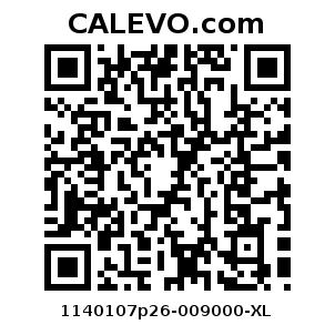 Calevo.com Preisschild 1140107p26-009000-XL