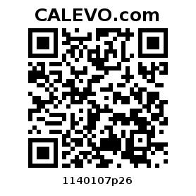 Calevo.com Preisschild 1140107p26