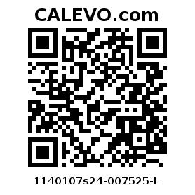 Calevo.com pricetag 1140107s24-007525-L