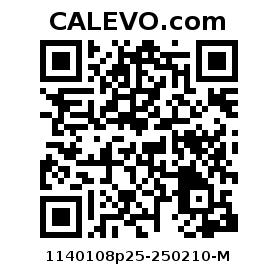 Calevo.com Preisschild 1140108p25-250210-M