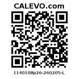 Calevo.com Preisschild 1140108p26-260205-L