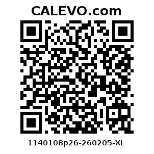Calevo.com Preisschild 1140108p26-260205-XL