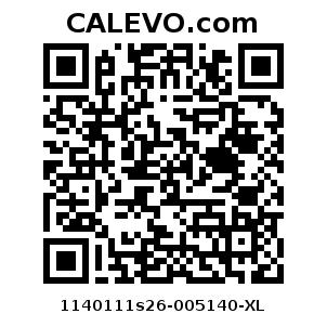 Calevo.com Preisschild 1140111s26-005140-XL