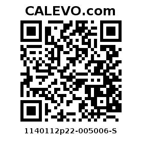 Calevo.com pricetag 1140112p22-005006-S