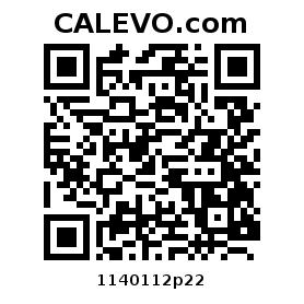 Calevo.com Preisschild 1140112p22
