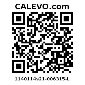 Calevo.com Preisschild 1140114s21-006315-L