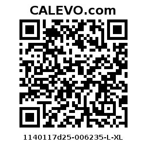 Calevo.com Preisschild 1140117d25-006235-L-XL